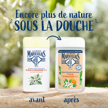 Extra Gentle Organic Orange Blossom Shower Gel LE PETIT MARSEILLAIS
