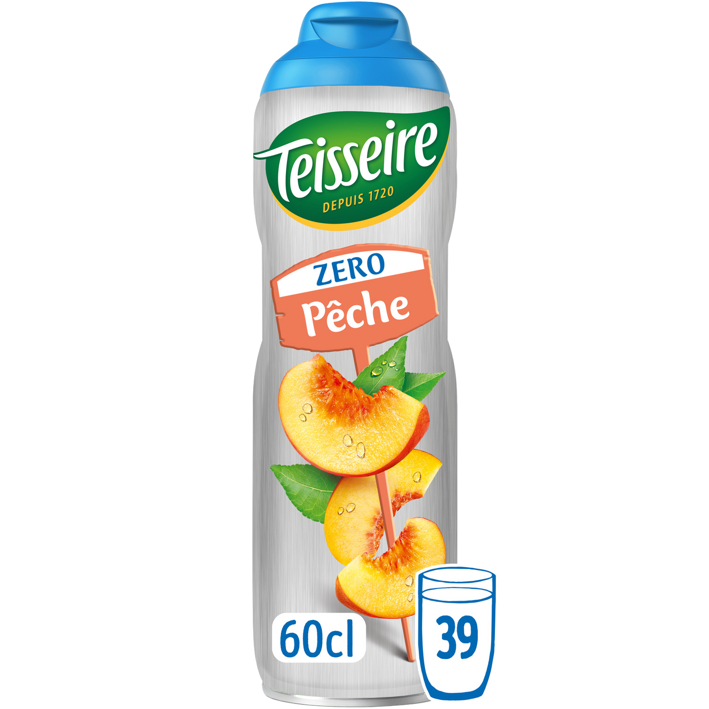 Sirop Pêche Zéro Sucres TEISSEIRE