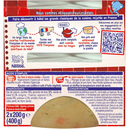 NESTLE Pot au Feu Baby Meal 8+ Months