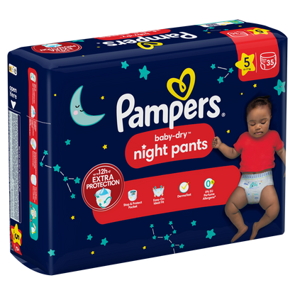 Pampers Baby-Dry Nachthosen Größe 5 12kg-17kg