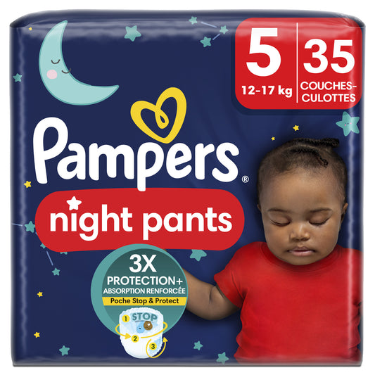 Pampers Baby-Dry Nachthosen Größe 5 12kg-17kg