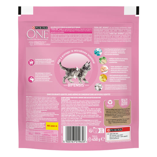 Croquettes pour Chat Junior Poulet Bifensis PURINA ONE