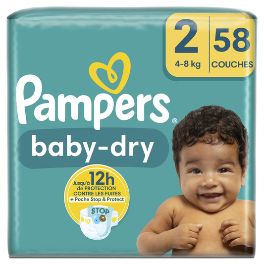 Baby-Dry Babywindeln Größe 2 4kg-8kg PAMPERS