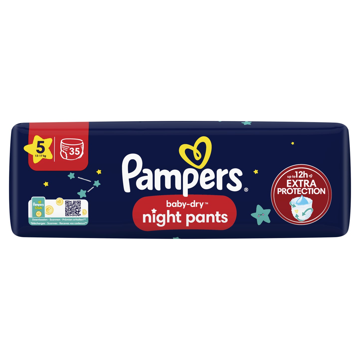Pampers Baby-Dry Nachthosen Größe 5 12kg-17kg