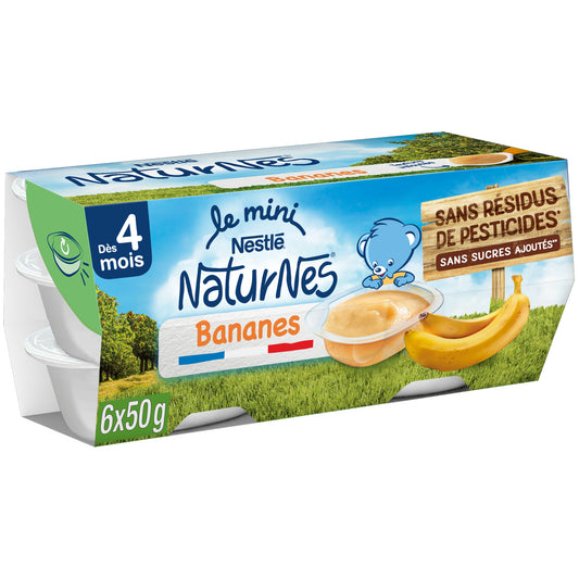 Baby Compotes from 4 Months, Bananas No Added Sugar NESTLE