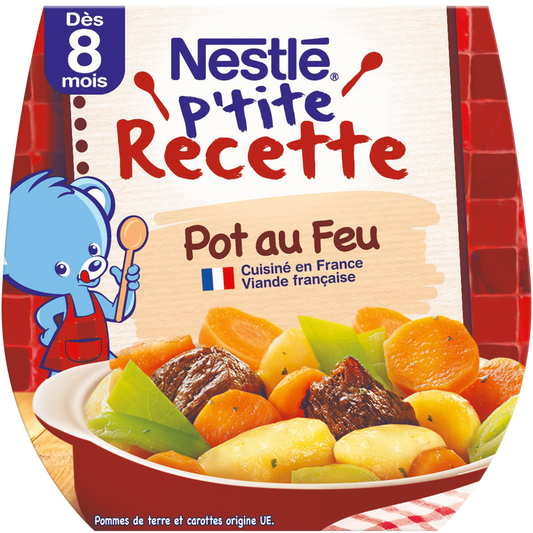 Plat Bébé 8+ Mois Pot au Feu NESTLE