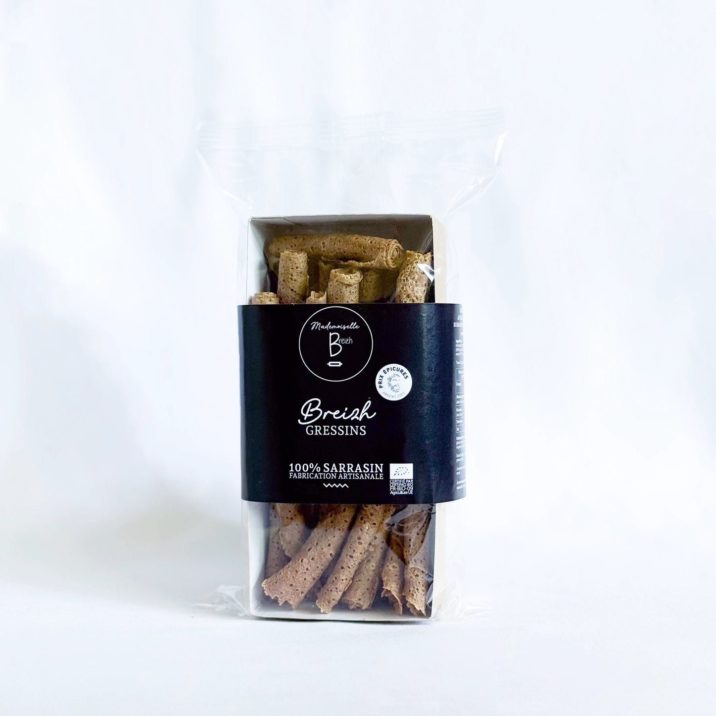 Gressins au Sarrasin MADEMOISELLE BREIZH le paquet de 100g